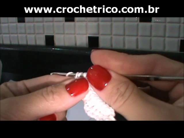 Crochet - Calcinha Branca - Parte 02.08