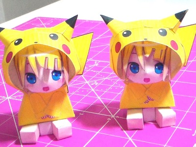 Faça Você Mesmo - Papercraft Pikachu
