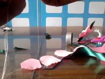 Flor sencilla para pelo.