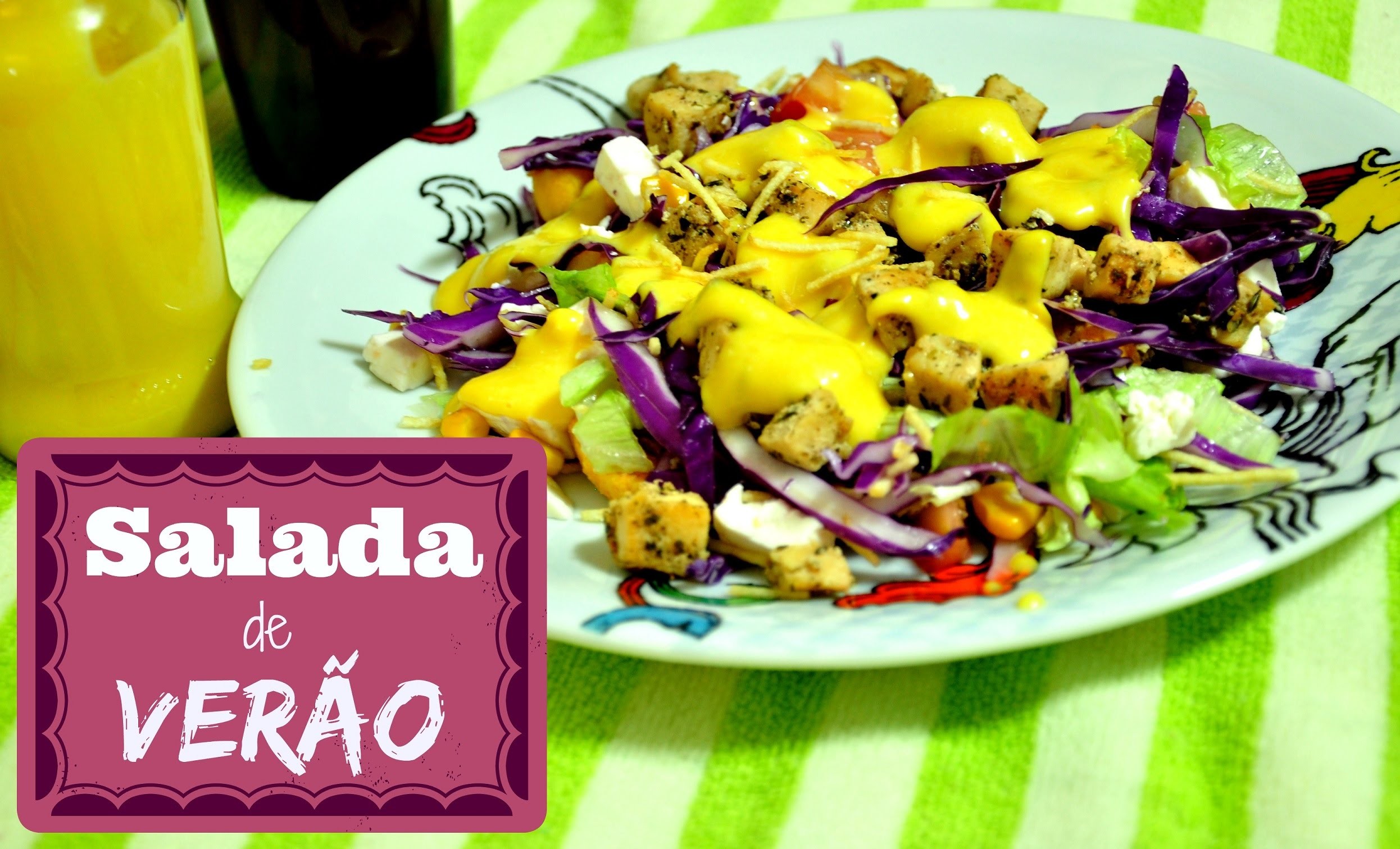 Salada de verão receita (summer salad) | Avental com Farinha #19