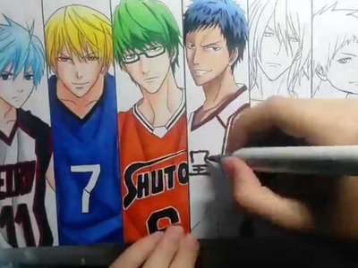 Speed Drawing - Kiseki no Sedai (Kuroko no Basket)