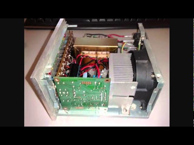 Amplificador TDA7294 montado em uma fonte de PC