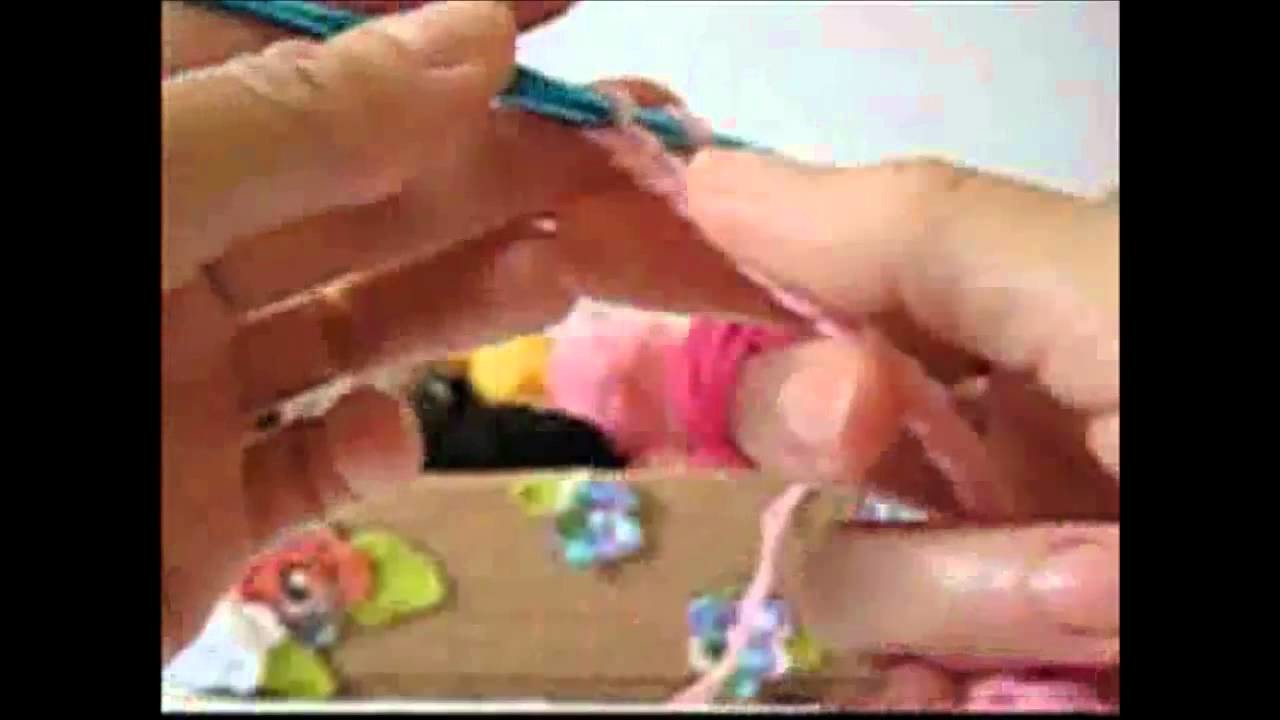 Crochê para Canhotas - Luvas Infantis com Dedinhos em Lã Rosa