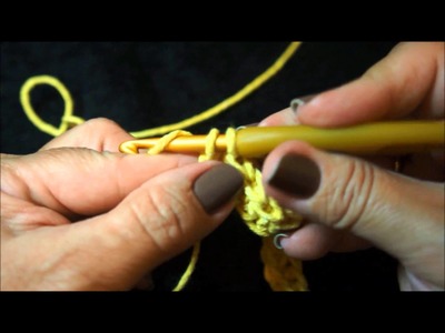 Ponto de Crochê Nozinho - Sônia Maria Falando de Crochet