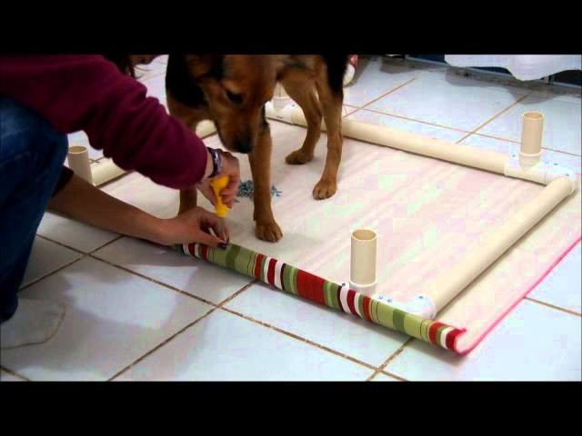 Cama de cachorro em PVC