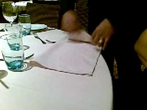 CRUZEIRO ZENITH - DOBRADURA EM GUARDANAPO