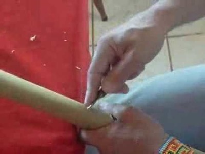 Making a bamboo flute - parte 1
