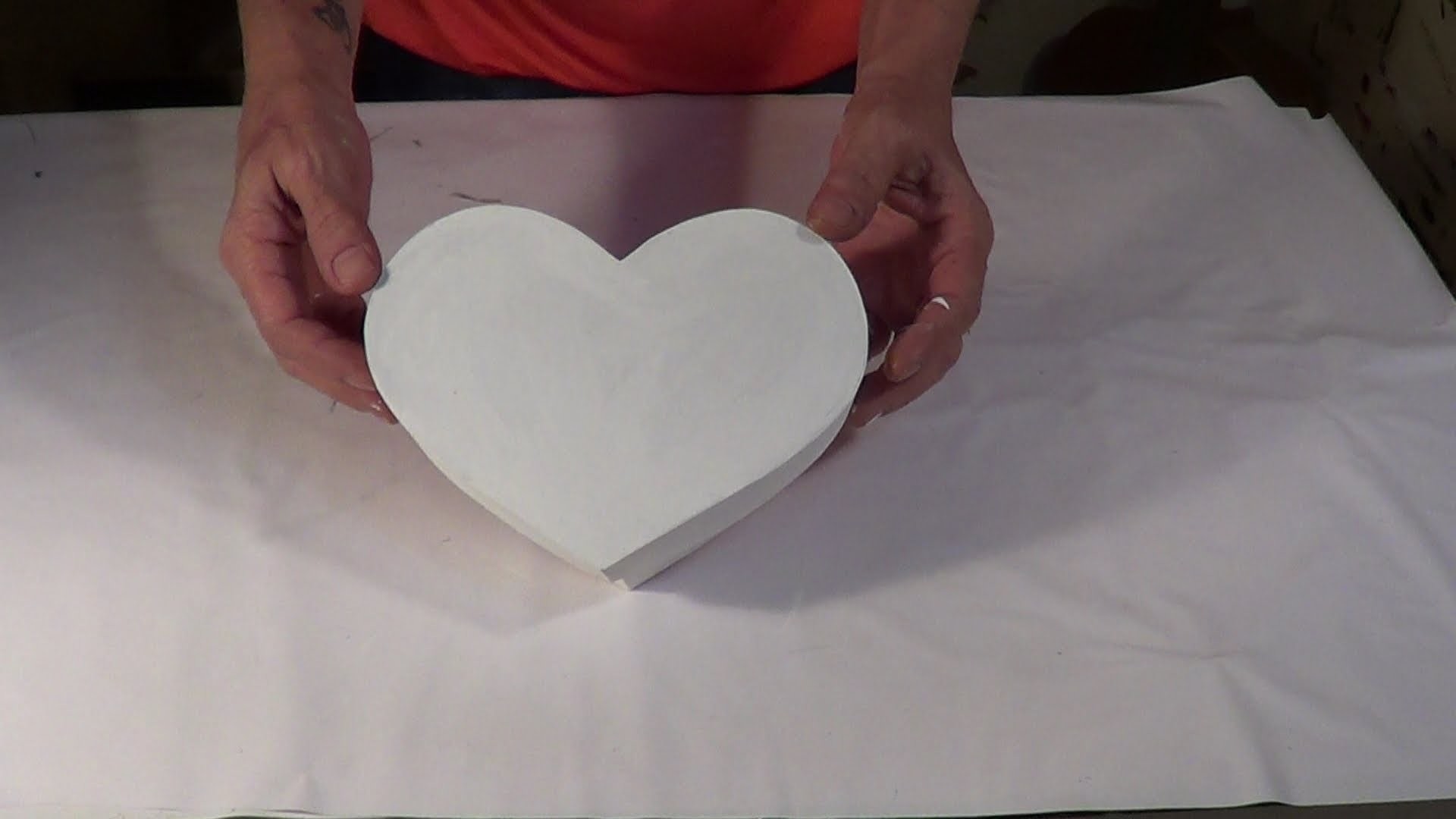Caixa Coração (Parte 1) - Box Heart Shape (part 1)