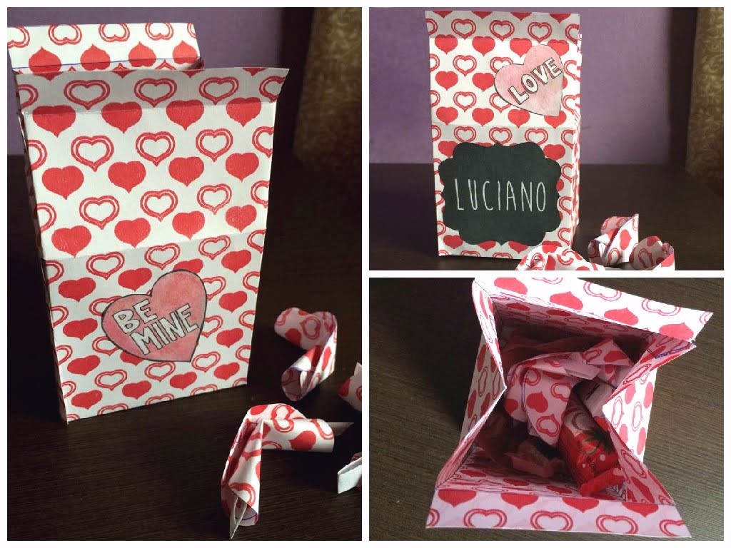 DIY Dia dos Namorados: Caixinha de "leite" + biscoitos do amor!
