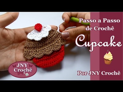 Passo a Passo Cupcake de crochê por JNY Crochê