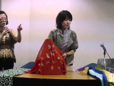 Aprenda a fazer uma sacola fashion de furoshiki