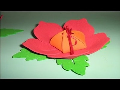 Artesanato em Borracha EVA - Como Fazer Flor em EVA - Cursos CPT