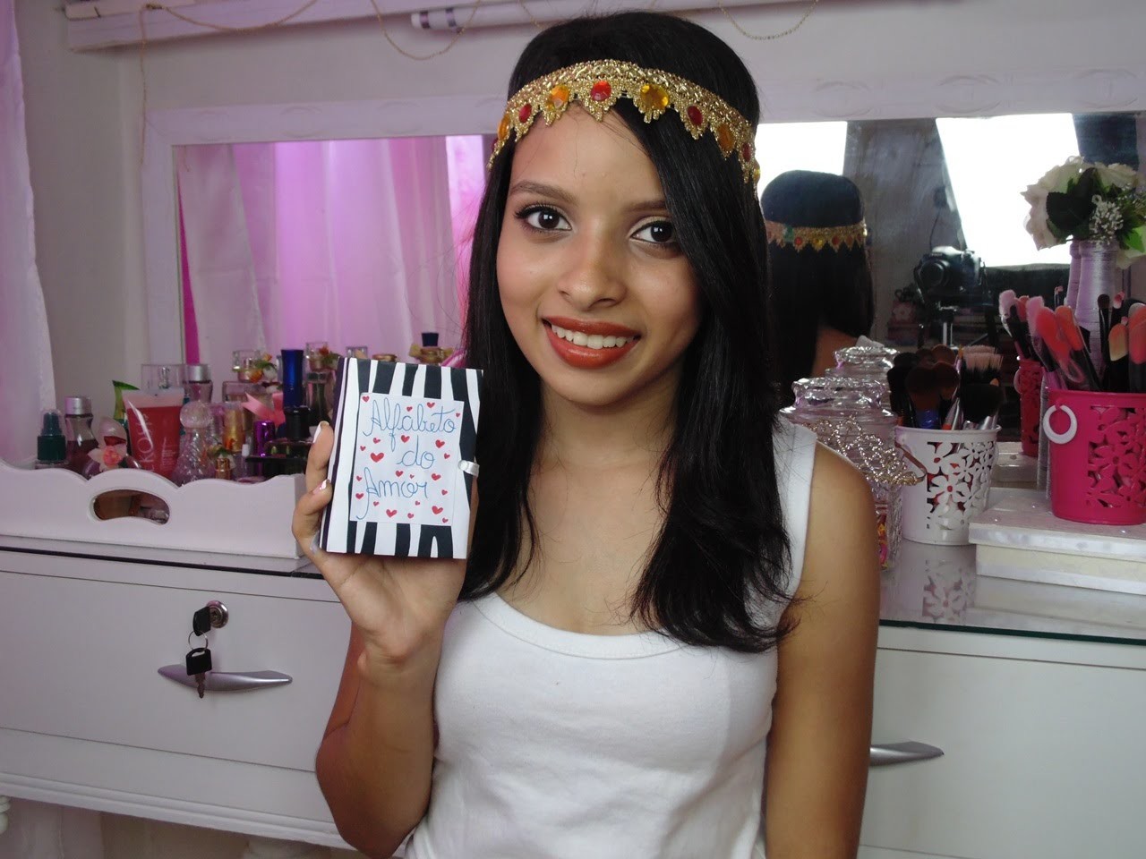 Caderno origami-Alfabeto do Amor - Dia dos namorados