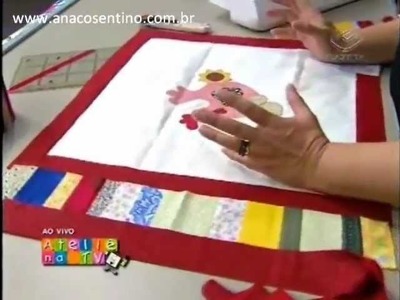Dica Ana Cosentino: Toalha com Patch Collage DUNA (Ateliê na TV)