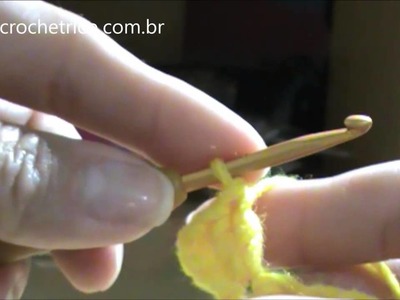 Crochê para Canhotas - Pelerine Infantil (12 Meses) - Parte 02.05