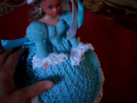 Croche Vestido azul parte 1