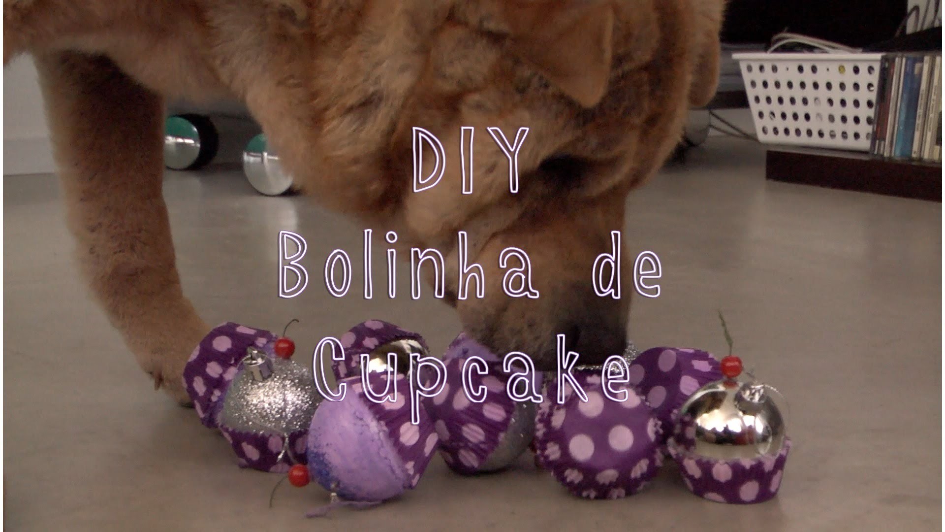 DIY - Bolinha de Natal de Cupcake - tutorial