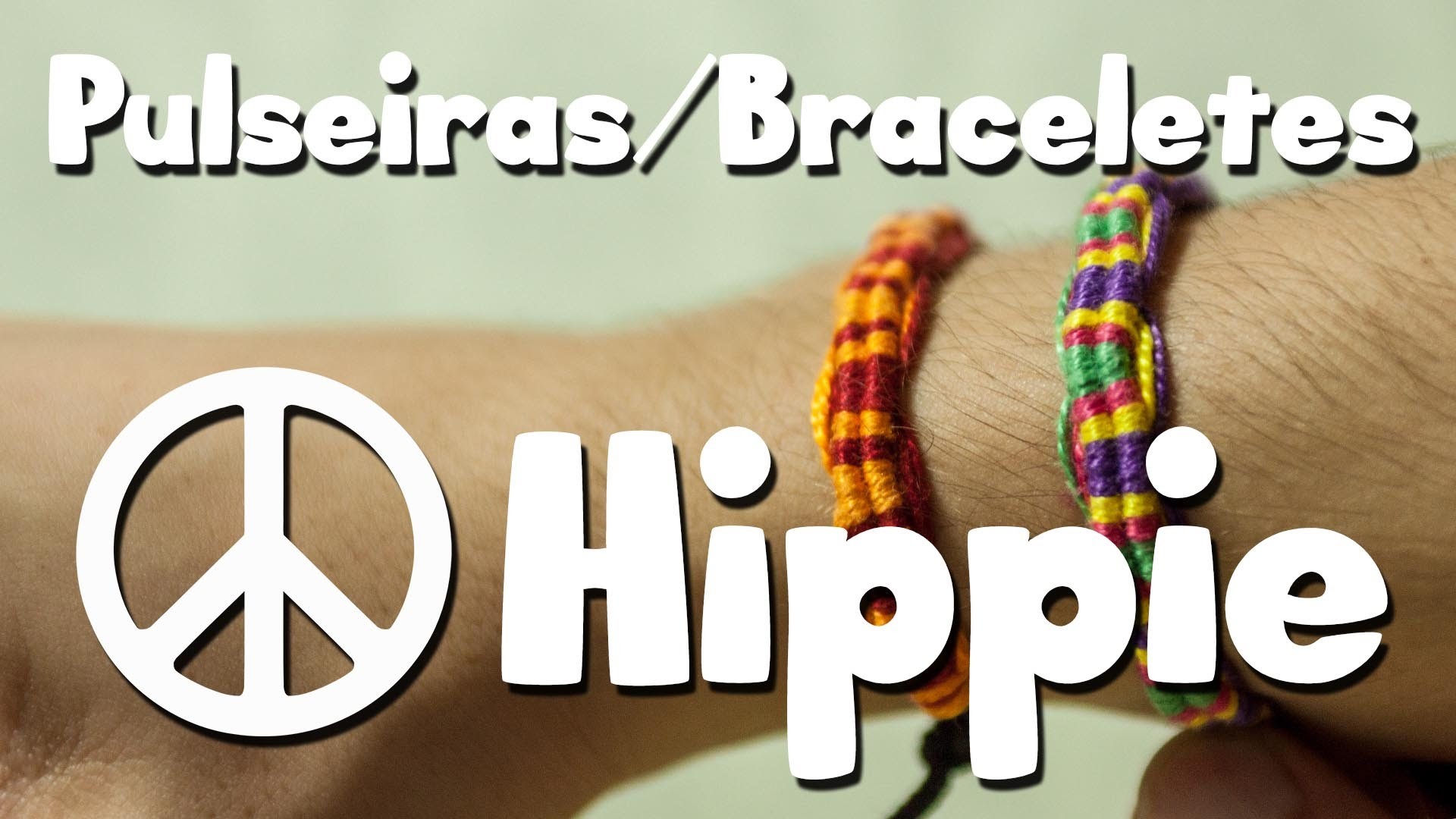 DIY: Como fazer pulseiras.braceletes Hippie (Macramê)