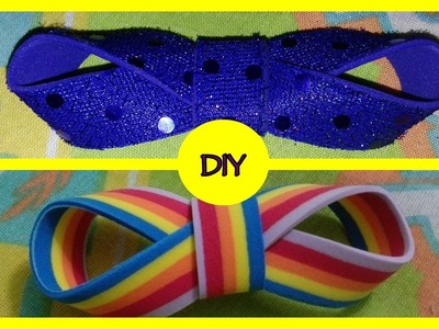 Diy: Série - Laço em EVA - Laço____ seria aberto? não sei o nome. (PAP)
