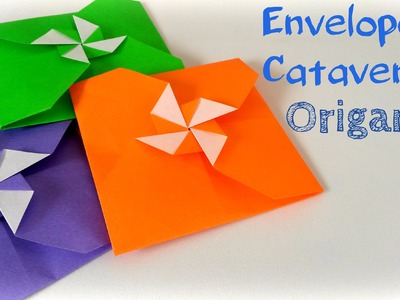 Passo a passo Envelope Catavento Origami