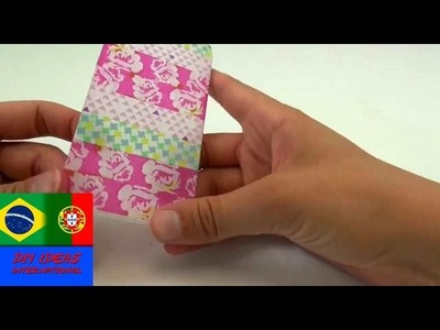 Como fazer uma capa para celular iPhone. como decorar capa de celular com washi tapes