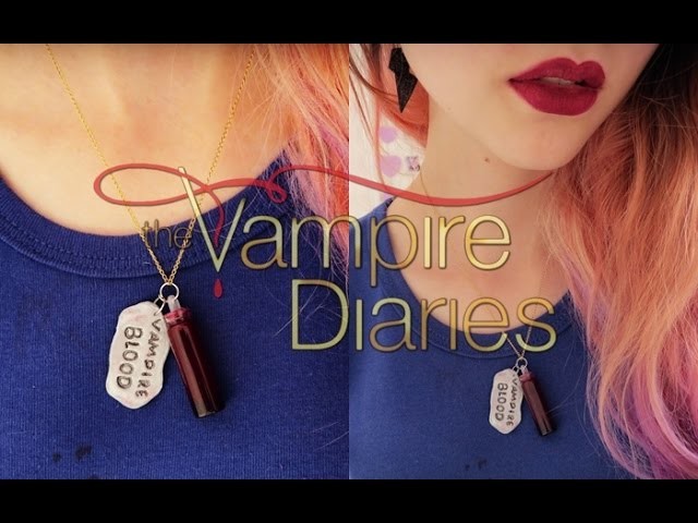 D.I.Y. Colar Vampire Blood - The Vampire Diaries