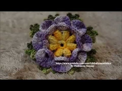 Flores em Crochê Regiões Brasilleiras