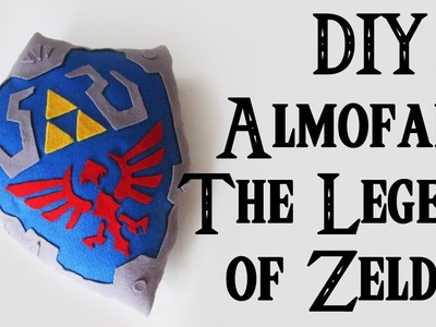 DIY: Almofada Escudo do Link - THE LEGEND OF ZELDA (Hylian Shield Pillow )