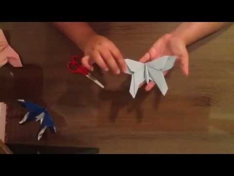 Borboleta de origami passo a passo narrado