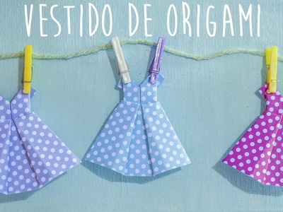Como fazer vestido de origami - How to make an origami dress