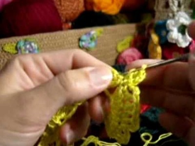 Crochet - Flor Amarela