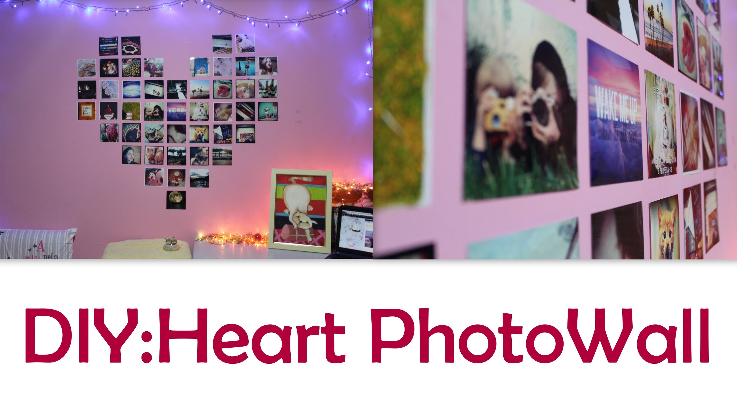 DIY : Heart PhotoWall |by Amanda Peddinghaus