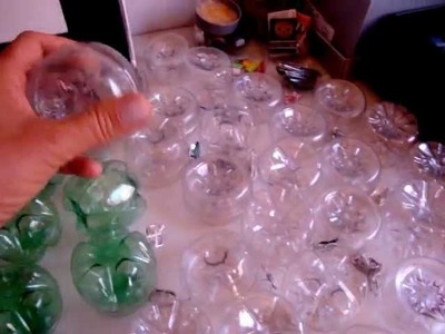 Enfeites natalinos-bola de garrafa pet-Oficina Raio de Sol- sustentabilidade