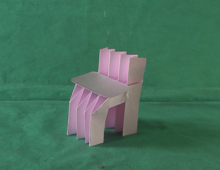 Móveis de Origamis #04 Como Fazer Cadeira 01