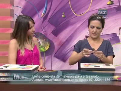 Mulher.com 13.10.2014 Marisa Magalhães - Caixa com scrapdecor Parte 2.2