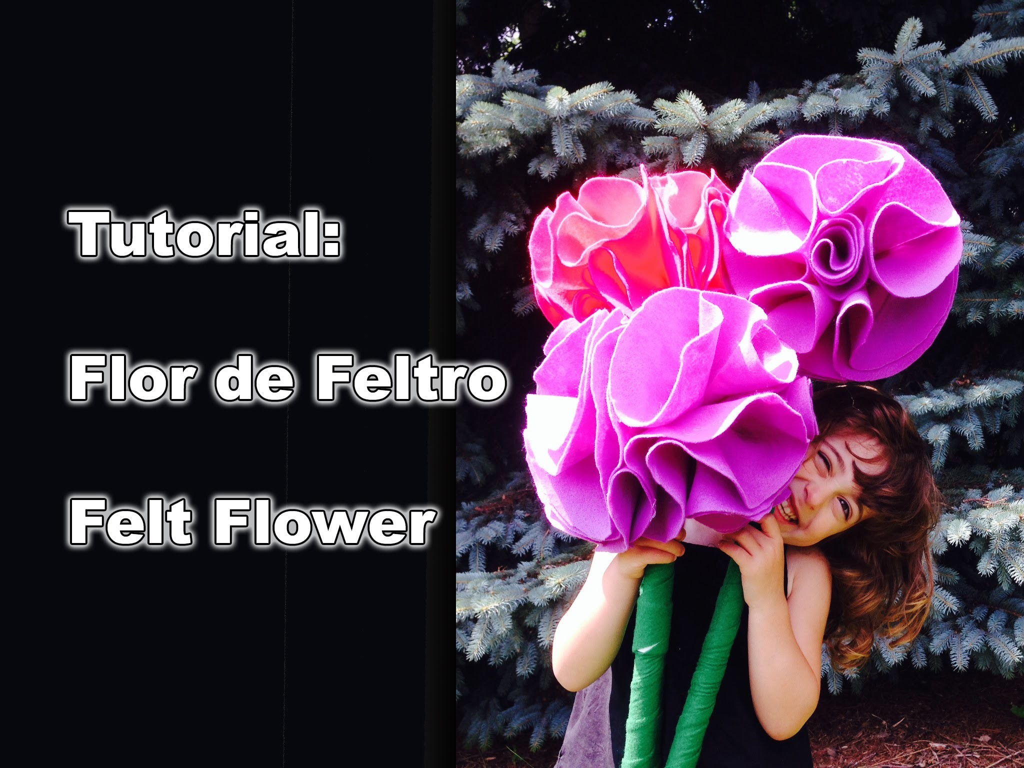 Tutorial: Flor de Feltro - Felt Flower