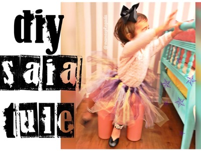 Tutorial DIY: saia tule (tutu) infantil