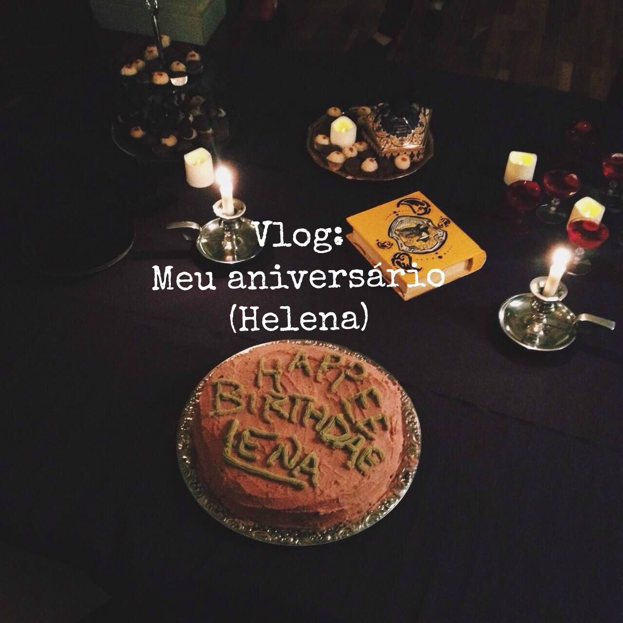 Vlog: Meu aniversário (Helena), decoração, bolo do Hagrid. 
