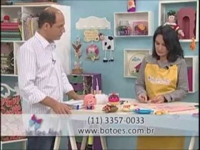 We Care About e Ateliê na tv com: Priscila Cunha- Porquinho em Feltro.