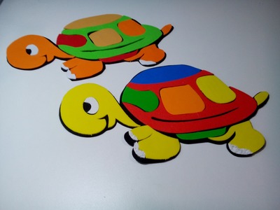 Aprenda a fazer tartaruga em EVA com Regina Art's passo a passo