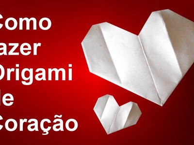 Como fazer um origami de coração.