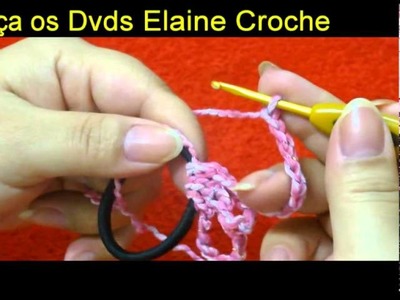 CROCHE - ELÁSTICO CABELO FLU FLU