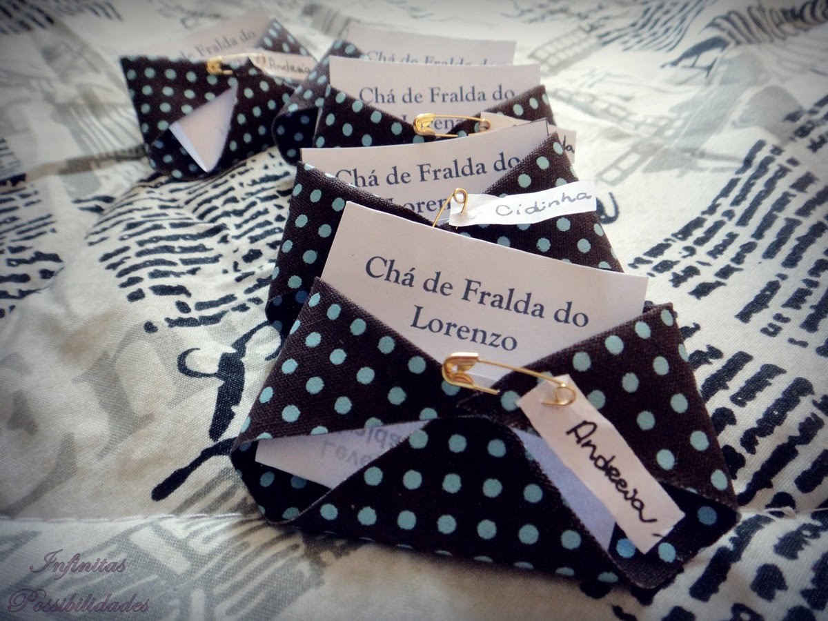 DIY: Convite Chá de Fraldas