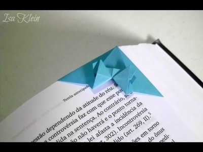 Origami Butterfly Bookmark - Marca Página Borboleta