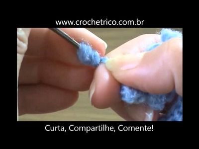 Crochê para Canhotas - Guia de Pontos - Aula 35 - Ponto Puff