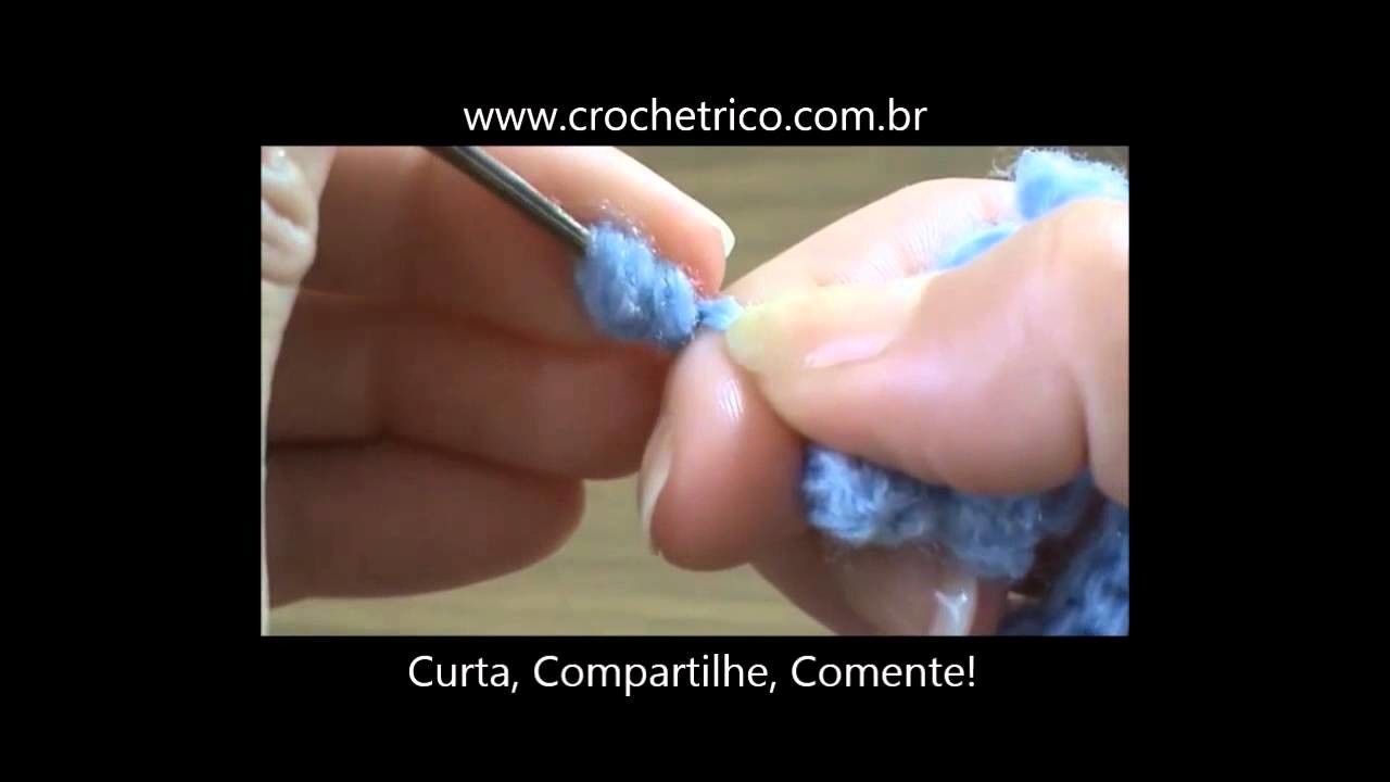 Crochê para Canhotas - Guia de Pontos - Aula 35 - Ponto Puff
