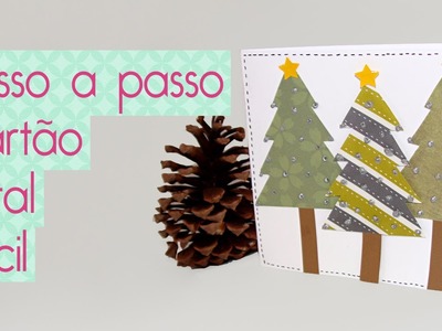 Cartão de Natal Fácil- Scrapbook by Tamy