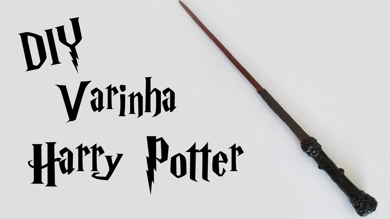 DIY: Como Fazer a Varinha do Harry Potter (Harry Potter Wands)