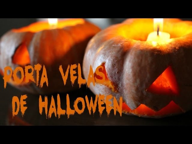 DIY: Porta Velas Mini Abóbora de Halloween | Amélia Moderna