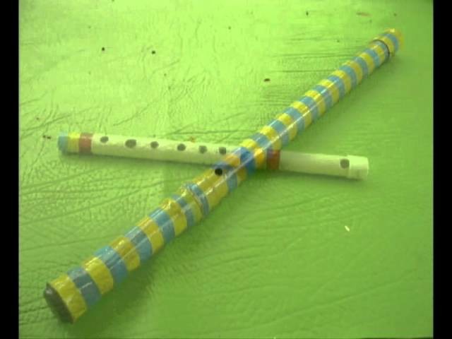 Mùsica para relaxamento com flautas e tambor de PVC e Medidas para flautas de pvc